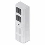Aire Acondicionado SpectraCool Slim Fit S16 Interior, Uso en Gabinetes de Telecomunicaciones, 13500 BTU, 460 Vca, de Acero, Color Gris Claro