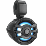 Altavoz de Torre de 100W RMS / Cono de Mica PP 7.7" / Respuesta de Frecuencia 60Hz-20kHz / Sensibilidad 87.5 dB/1W at 1m / IPX6 / Control RGB con 21 Colores y 21 Modos / Incluye Gomas de Montaje y Control Remoto RF