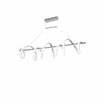 Lámpara de Techo LED / 80W / Flujo Luminoso 6400 Im / Ø1050 mm / Luz Blanca 6500K - Neutra 4000K - Cálida 2700K / Vida Útil 50,000 h / IP20 / Montaje Sobreponer / Blanco / Aluminio y PC