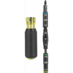 Destornillador / Llave de Tuercas 10 en 1 KNECT™ con Clasificación de Impacto / Compatible con Herramientas Eléctricas / Puntas Intercambiables / Portabrocas KNECT™ de 12 Puntos / Barra de Acero / Torque de 150 in-lb