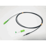 Rollo de Fibra Óptica Drop Redonda G657A2 Monomodo Simplex de 50 Metros con Conectores SC/APC-SC/APC para Instalaciones Aéreas o a la Intemperie