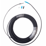 Rollo de Fibra Óptica Drop Redonda G657A2 Monomodo Simplex de 50 Metros con Conectores SC/UPC-SC/UPC para Instalaciones Aéreas o a la Intemperie