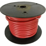 Cable para Batería Marina Cobra 4 AWG / 100 Pies / Cubierta PVC Retardante de Llama / Cobre Estañado Clase K / 600V / Temperatura 105°C Seco y 75°C Húmedo / Cumple UL 1426 y ABYC