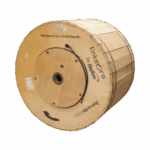 Carrete de 4 km de Fibra Óptica Aérea Mini Figura 8, G.652D, Monomodo de 6 Hilos, Exterior, Span 80, Loose Tube