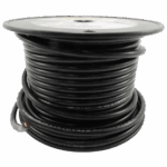 Cable Primario Marino Color Rojo Calibre 8 AWG / 100 Pies Rollo / PVC Retardante de Llama Negro / Cobre Estañado Clase K / 600V 105°C / Cumple UL 1015-1028-1230-1231