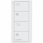 Control remoto PICO inalámbrico con 4 botones  encender/apagar grupo/escenas,  complemente con un atenuador o switch on/off