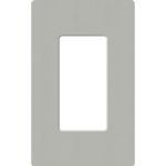 Placa de pared 1 espacio, para atenuador (dimmer), apagador ó control remoto inalámbrico LUTRON.