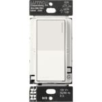 (RadioRa3) Apagador Sunnata color blanco para linea Radio Ra3, 8A de iluminacion, 5.8A Motor
