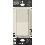 (RadioRa3) Apagador Sunnata color blanco para linea Radio Ra3, 8A de iluminacion, 5.8A Motor