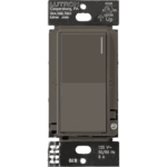 (RadioRa3) Apagador Sunnata color blanco para linea Radio Ra3, 8A de iluminacion, 5.8A Motor