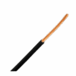 Bobina de 1,000 pies de Cable Primario Automotriz TXL / 14  color negro / 1 Conductor / Aislante XLPE / Rango de Temperatura -51C a 125C / Compatible con Ford y Chrysler