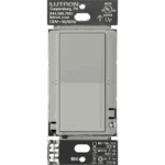 (RadioRa3) )Atenuador (dimmer) Auxiliar de pared, compañero de atenuadores multilocación. Usar en 3 vías o escalera.