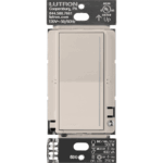 (RadioRa3) Apagador Sunnata color blanco para linea Radio Ra3, 8A de iluminacion, 5.8A Motor