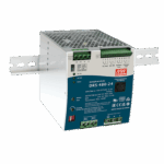 Fuente de Poder Industrial de 480W con Cargador de Baterías, salida 24Vcc, 20A, para montaje Riel Din