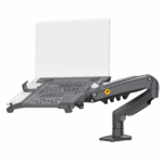 Soporte para Monitor  o Laptop con Resorte de Gas / Compatibilidad de 17 a 30 pulgadas en Monitores y 10 a 17 pulgadas en Laptops / Ajuste Flexibles / Compatible con VESA 100x75 / Capacidad de Carga de 9 kg / Estructura Robusta
