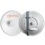 Doble Antena Direccional de alto rendimiento / diámetro  de 39.6 cm / 4.9-7.2 GHz / Ganancia 27 dBi / SLANT de 45 ° y 90 °  / Conector N-Hembra / Montaje, jumpers y radomo incluidos.