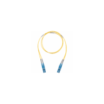 Jumper de Fibra Optica Monomodo 9/125 OS2, LC-LC Duplex, LSZH (Cero Halógenos), Color Amarillo, 2 Metros