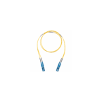 Jumper de Fibra Optica Monomodo 9/125 OS2, LC-LC Duplex, OFNR (Riser), Color Amarillo, 8 Metros