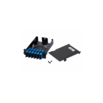 Placa Acopladora de Fibra Óptica FAP, Con 12 Pigtails y 6 Conectores SC Duplex (12 Fibras), Para Fibra Monomodo OS1/OS2, Color Azul