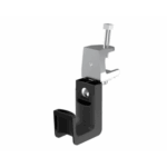 Sujetador STRONGHOLD tipo J (J-Hook), Con Abrazadera de Tornillo para Montaje, Hasta 8 Cables Cat6, Nylon 6.6, Color Negro, 1 pieza