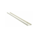 Base para canaleta T-45, de PVC rígido, con orificios perforados para montaje, 60.3 x 18.5 x 2400 mm, Color Blanco