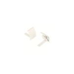 Unión recta de base, para uso con canaleta T70, Material PVC Rígido, Color Blanco