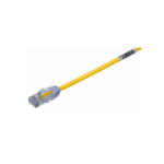 Cable de Parcheo UTP Cat6A, CM/LSZH, Diámetro Reducido (28AWG), Color Amarillo, 10ft