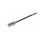 Cable de Parcheo UTP Cat6A, CM/LSZH, Diámetro Reducido (28AWG), Color Negro, 1ft