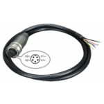 Cable de Alimentación de DC a M23 / Conector Hembra M23 de 5 Pines / Compatible con Switch Industrial M12 / Rango de Voltaje que Soporta 12 ~ 56V DC / Calibre 12 ~ 24 AWG