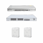 Solución Completa de Red para hasta 1500 Clientes y hasta 9 servicios de Internet., Ideal para Iniciar un Proyecto de Hotelería u Oficina