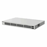 Switch Administrable PoE Capa 2+ Plus, con 48 puertos Gigabit PoE 802.3af/at + 4 SFP+ para fibra 10Gb, gestión gratuita desde la nube, 370w