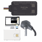 Rastreador Vehicular y Monitoreo de Flota / BLE 5.0 y GNSS / LTE CAT1 y LTE-M con Respaldo 2G / GNSS U-blox / MiKado IP54 / -20 °C a +40 °C / Acelerómetro de 3 Ejes / Suministro 9-32 V / Batería Interna