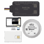 Rastreador Vehicular y Monitoreo de Flota / BLE 5.0 y GNSS / LTE CAT1 y LTE-M con Respaldo 2G / GNSS U-blox / MiKado IP54 / -20 °C a +40 °C / Acelerómetro de 3 Ejes / Suministro 9-32 V / Batería Interna