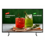 Television Profesional LED de 55" / UHD 4K (3840x2160p) / 3 años de garantia /  Entradas de Video HDMI / Bocinas Integradas de 20 W / Compatible VESA / Ideal para uso comercial y residencial.