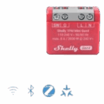 Mini Interruptor inteligente Wi-Fi 2.4 / medición de consumo, /1 canal 8A 110-240 / compatible con asistentes de voz