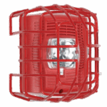 Protector De Rejilla Anti Vandalismo Y Golpes Accidentales, Color Rojo, Para Sirenas/Estrobos/Bocinas System Sensor, Montaje En Superficie, 7.49"Altox6.74"Anchox6.09"Profundidad