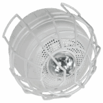 Protector De Rejilla Anti Vandalismo Y Golpes Accidentales, Color Blanco, Para Sirenas/Estrobos/Bocinas System Sensor, Montaje en Superficie en Techo, 8.55"Altox8.55"Anchox6.23"Profundidad