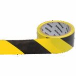 Cinta de Señalización / Adhesivo Acrílico / Espesor 0.105 mm / Colores Amarillo-Negro / Ancho 48 mm / Largo 18 m / Alta Visibilidad