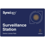 Licencias de Dispositivos de Vigilancia Synology | Paquete de 8 Licencias | Compatibilidad con Cámaras IP, Módulos de E/S, Altavoces IP | Gestión Centralizada CMS | Licencias Predeterminadas Incluidas.