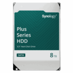 Disco Duro SATA de 3.5" Serie Plus | Capacidad 8TB | Tecnología CMR | MTBF de 1.2 Millón de Horas | Carga de Trabajo de 180 TB/Año | Compatible con Synology DSM.