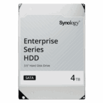 Disco Duro SATA de 3,5" Serie Plus / Capacidad 4TB / Interfaz SATA 6 GB/s / Tecnología CMR / MTBF de 1,2 Millón de Horas / Carga de Trabajo de 180 TB/año / Compatible con Synology DSM