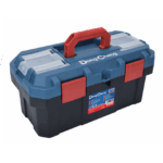 Caja de plástico Reforzada de 19 in. para Herramientas.