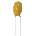 Capacitor de Tantalio de 2200nF , Emplomado sólido de 25 Vcc