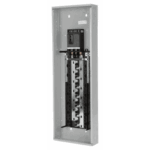 Centro de carga trifásico ES de 42 espacios, 120/240vca, Barra de aluminio, Nema 1, uso interior. Incluye tapa.