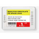 Etiqueta Electrónica de Estantería ESL 1.8 Pulgadas / Pantalla EPD a Color 224x168 píxeles / 4 Colores (Negro, Blanco, Rojo, Amarillo) / Batería 5 Años / Bluetooth LE 5.1 / Gestión en la Nube / NFC / CE ROHS FCC