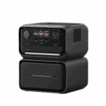 EcoFlow River 3 | Estación de Energía Portátil 858Wh Litio LFP / 2 AC 300 W (Max. 550W) / 1 USB-C 100W / 2 USB -A 12W / Cargador de Coche 8A a 12 o 24V / Conectividad WiFi y Bluetooth (App) / Carga Solar 110W Max.