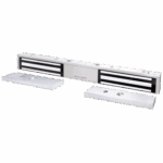 Chapa Magnética Doble 600 Lbs por Lado /  Led de Estado /  Libre de Magnetismo Residual / Sensor de Adherencia / UL