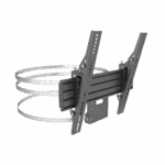 MONTAJE PARA PANTALLAS DE 32 A 65 PULGADAS EN COLUMNA| VESA 100 X 100 HASTA 400 X 400 | COLOR NEGRO| CAP. MAX 35KG