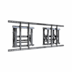 Soporte Estructural Modular para Pantallas | Altura Ajustable de 200 mm a 1600 mm | Ancho 600 mm | Profundidad 134 mm a 300 mm | Diseño Metálico| Compatible con Diferentes Tamaños de Pantallas |Soporta Formato Horizontal y Vertical.
