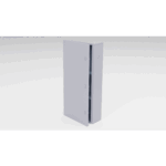 Gabinete para instalación de 3 Baterías , Fabricado en Lámina Galvanizada, Accesorios para poste (No incluidos)